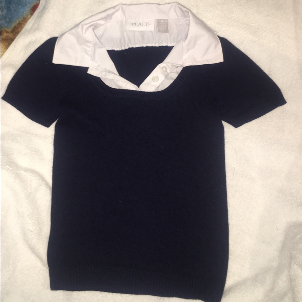 Place Navy Uniform Sweater For Girl